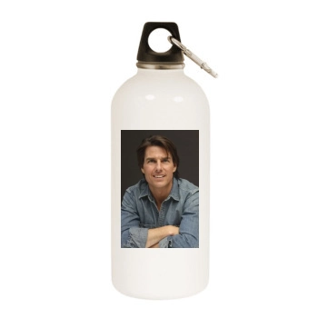 Tom Cruise White Water Bottle With Carabiner