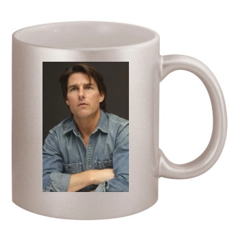 Tom Cruise 11oz Metallic Silver Mug