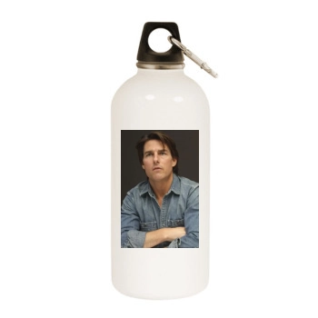 Tom Cruise White Water Bottle With Carabiner
