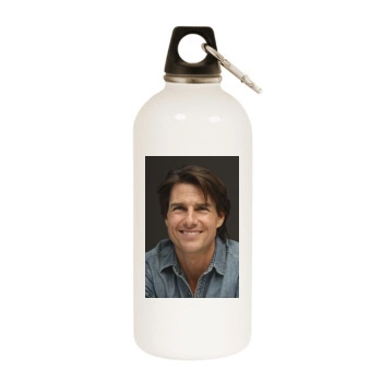 Tom Cruise White Water Bottle With Carabiner