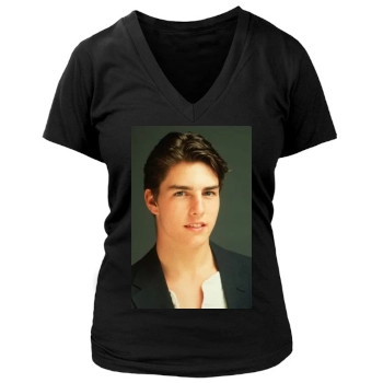 Tom Cruise Women's Deep V-Neck TShirt