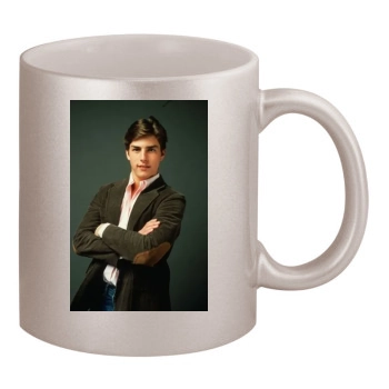 Tom Cruise 11oz Metallic Silver Mug