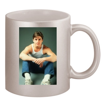 Tom Cruise 11oz Metallic Silver Mug