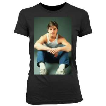 Tom Cruise Women's Junior Cut Crewneck T-Shirt