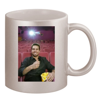 Tom Cruise 11oz Metallic Silver Mug