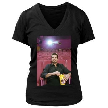 Tom Cruise Women's Deep V-Neck TShirt