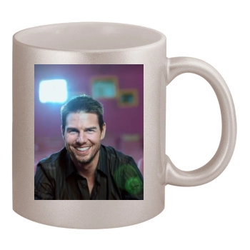 Tom Cruise 11oz Metallic Silver Mug