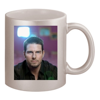 Tom Cruise 11oz Metallic Silver Mug