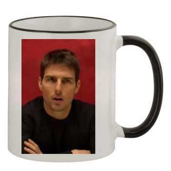 Tom Cruise 11oz Colored Rim & Handle Mug