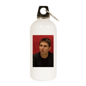 Tom Cruise White Water Bottle With Carabiner