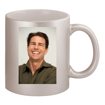 Tom Cruise 11oz Metallic Silver Mug