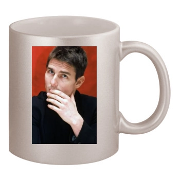 Tom Cruise 11oz Metallic Silver Mug