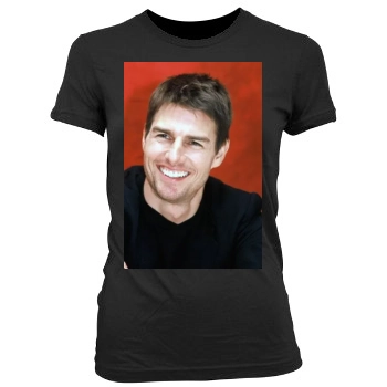 Tom Cruise Women's Junior Cut Crewneck T-Shirt