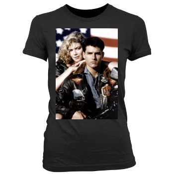 Tom Cruise Women's Junior Cut Crewneck T-Shirt