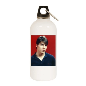 Tom Cruise White Water Bottle With Carabiner