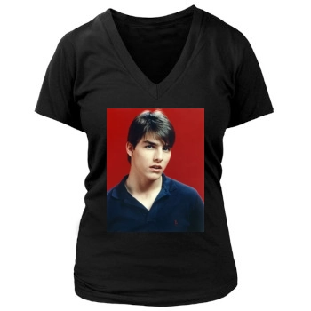 Tom Cruise Women's Deep V-Neck TShirt