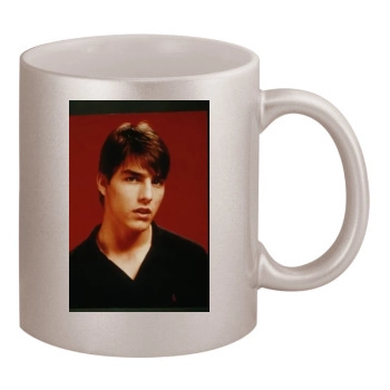 Tom Cruise 11oz Metallic Silver Mug