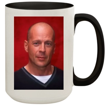 Bruce Willis 15oz Colored Inner & Handle Mug