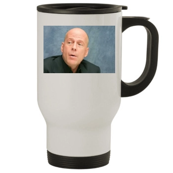 Bruce Willis Stainless Steel Travel Mug