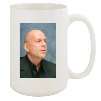 Bruce Willis 15oz White Mug