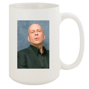 Bruce Willis 15oz White Mug