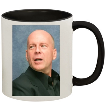 Bruce Willis 11oz Colored Inner & Handle Mug