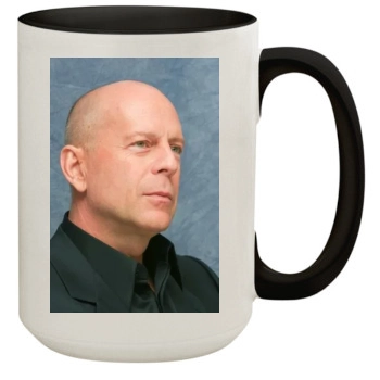 Bruce Willis 15oz Colored Inner & Handle Mug