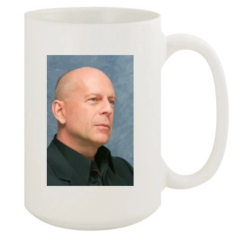 Bruce Willis 15oz White Mug