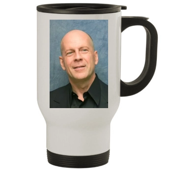 Bruce Willis Stainless Steel Travel Mug