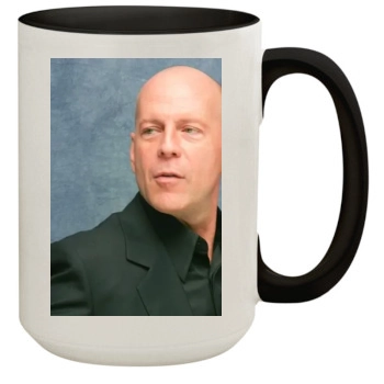 Bruce Willis 15oz Colored Inner & Handle Mug