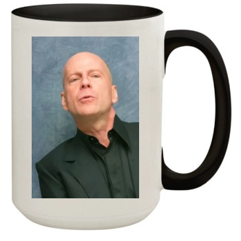 Bruce Willis 15oz Colored Inner & Handle Mug