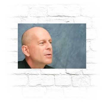 Bruce Willis Metal Wall Art