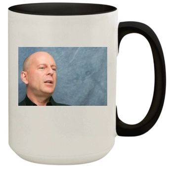 Bruce Willis 15oz Colored Inner & Handle Mug