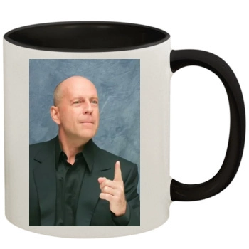 Bruce Willis 11oz Colored Inner & Handle Mug