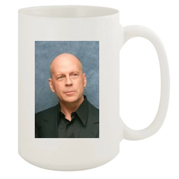 Bruce Willis 15oz White Mug