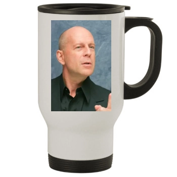 Bruce Willis Stainless Steel Travel Mug