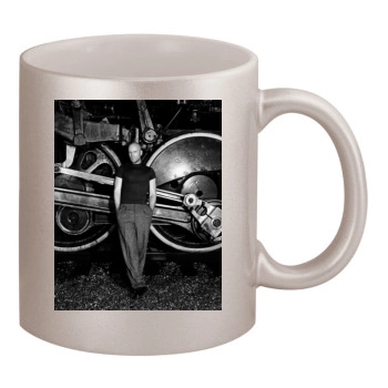 Bruce Willis 11oz Metallic Silver Mug