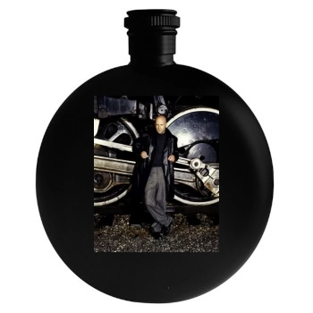 Bruce Willis Round Flask