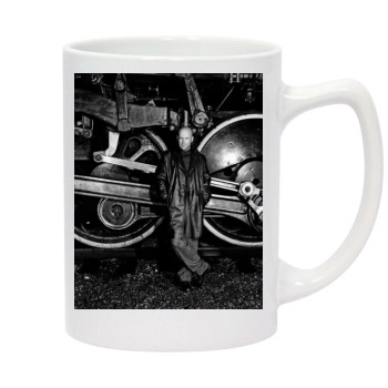 Bruce Willis 14oz White Statesman Mug