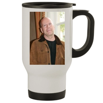 Bruce Willis Stainless Steel Travel Mug