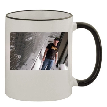 Bruce Willis 11oz Colored Rim & Handle Mug