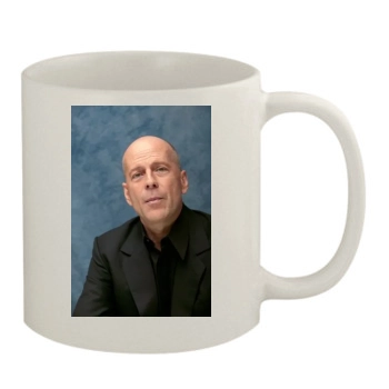 Bruce Willis 11oz White Mug