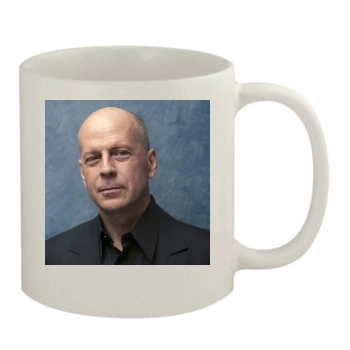 Bruce Willis 11oz White Mug