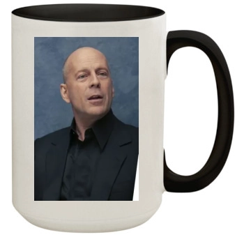 Bruce Willis 15oz Colored Inner & Handle Mug