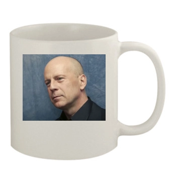 Bruce Willis 11oz White Mug