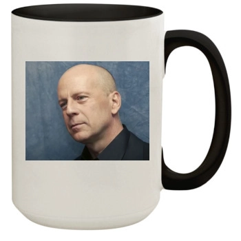 Bruce Willis 15oz Colored Inner & Handle Mug