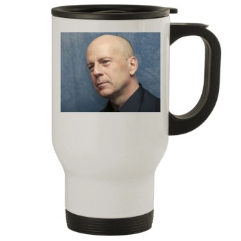 Bruce Willis Stainless Steel Travel Mug