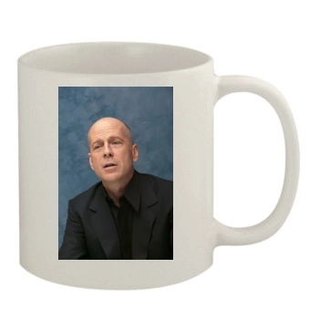 Bruce Willis 11oz White Mug