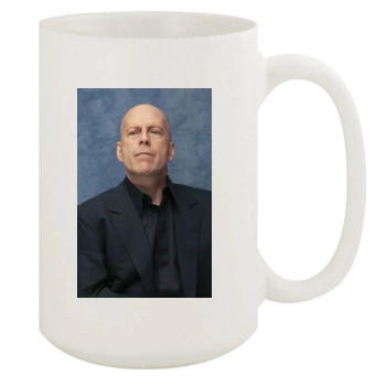 Bruce Willis 15oz White Mug