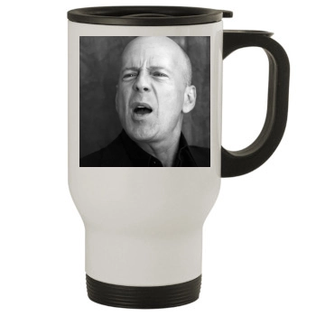 Bruce Willis Stainless Steel Travel Mug